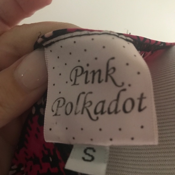 PINK POLKADOT Maxi Dress! - Picture 6 of 6